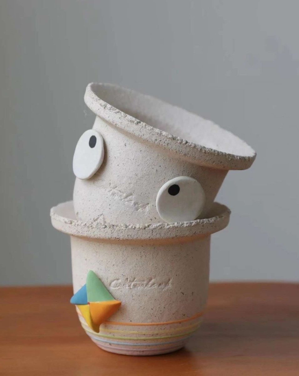 Handmade Contemporary Decorative Planters for Outdoor, Indoor, Front Yard-0