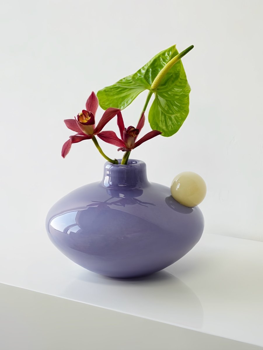 Jelly Bean Turnip Vase - Whimsical Dopamine Table Setting Centrepiece-1