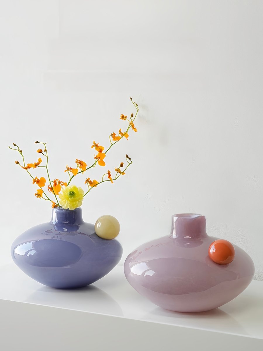 Jelly Bean Turnip Vase - Whimsical Dopamine Table Setting Centrepiece-0